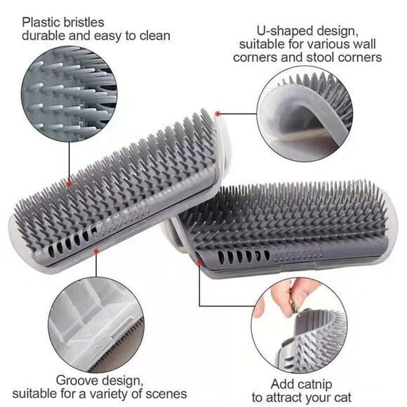 Cat Corner Groomer‎ Black - Picture 4 of 11